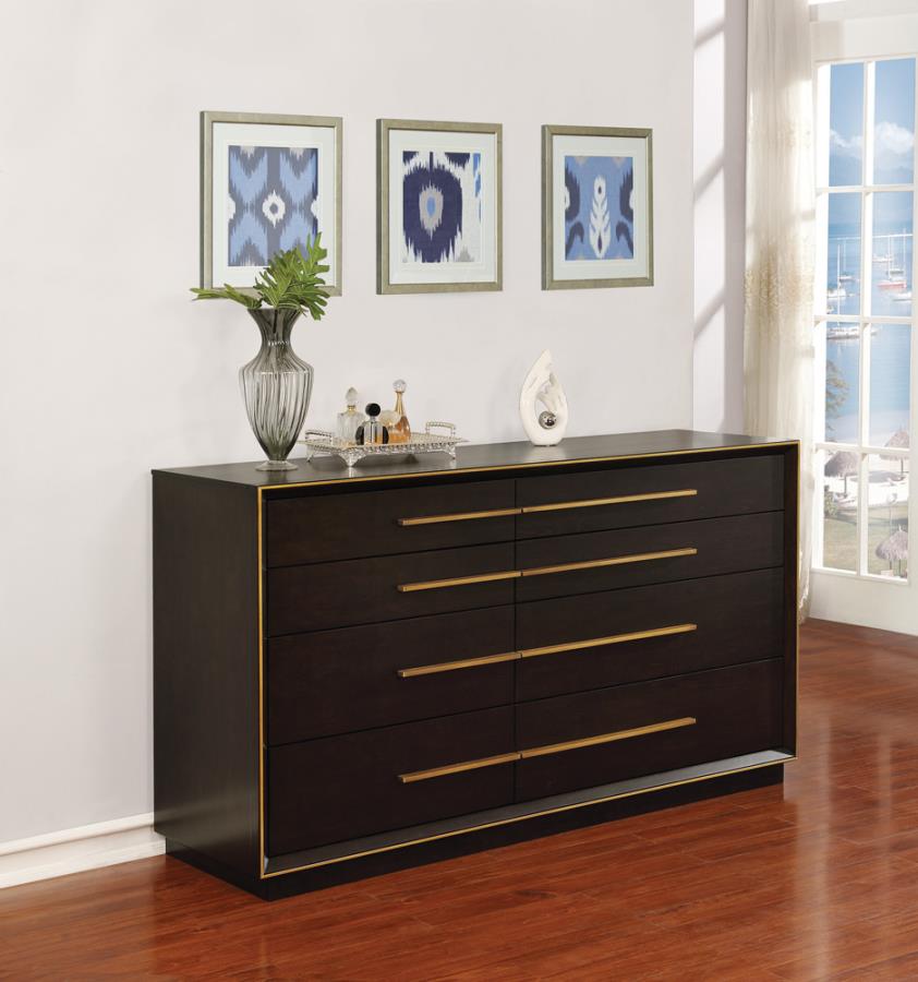 Durango Brown Dresser - furniture place usa