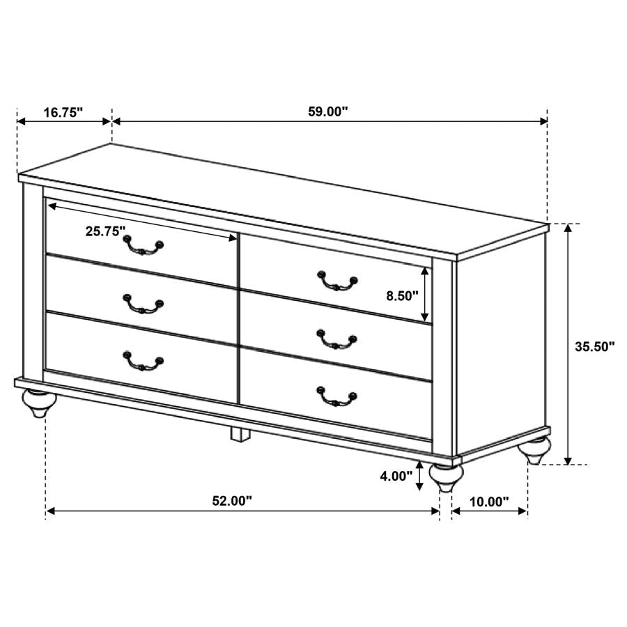 Stillwood Grey Dresser - furniture place usa