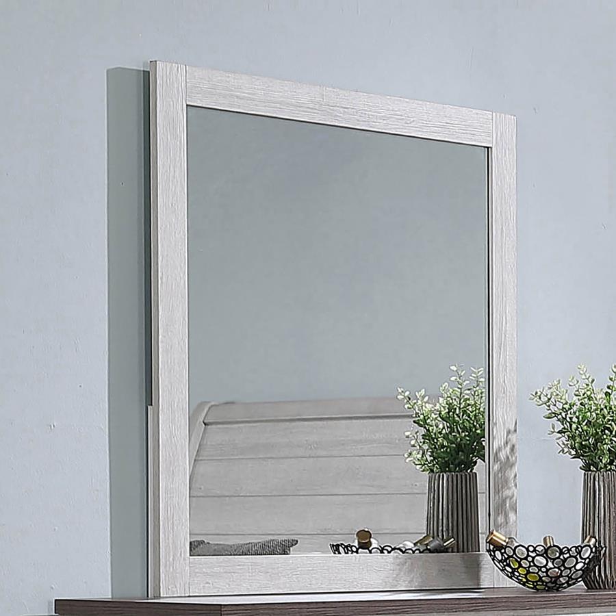 Stillwood Grey Dresser Mirror - furniture place usa