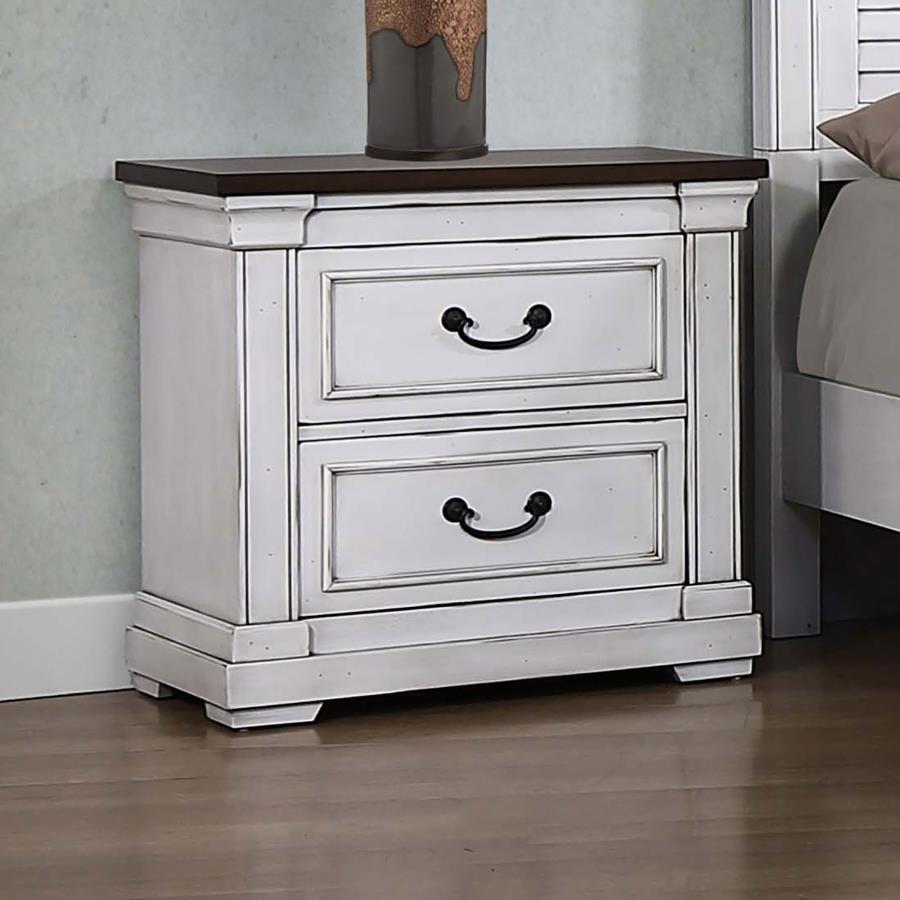 Hillcrest Ivory Nightstand - furniture place usa