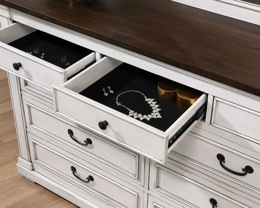 Hillcrest Ivory Dresser - furniture place usa