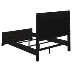 Cappola Black Eastern King Bed - furniture place usa