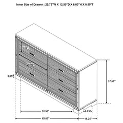 Cappola Black Dresser - furniture place usa