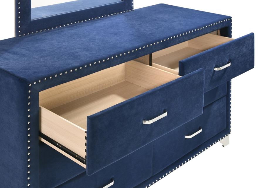 Melody Blue Dresser - furniture place usa