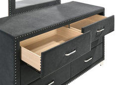 Melody Grey Dresser - furniture place usa