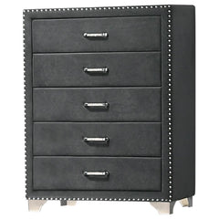 Melody Grey Chest - furniture place usa