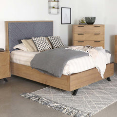 Taylor Grey Eastern King Bed - furniture place usa
