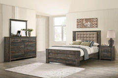 Ridgedale Brown Eastern King Bed 4 Pc Set - furniture place usa