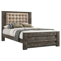 Ridgedale Brown Eastern King Bed 4 Pc Set - furniture place usa