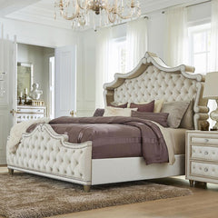 Antonella Beige Queen Bed - furniture place usa