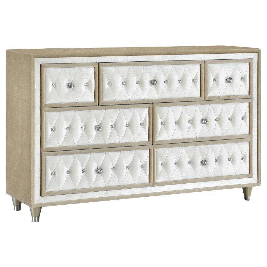 Antonella Beige Dresser - furniture place usa