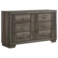 Janine Grey Dresser - furniture place usa