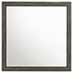 Janine Grey Dresser Mirror - furniture place usa