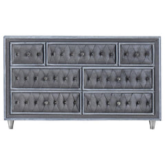 Antonella Grey Dresser - furniture place usa