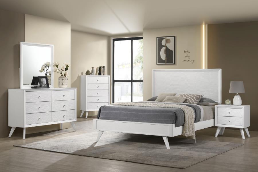 Janelle White Dresser - furniture place usa