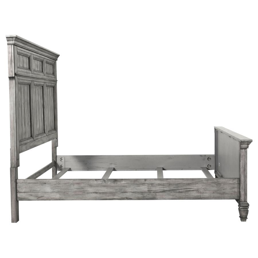 Avenue Grey Eastern King Bed - furniture place usa