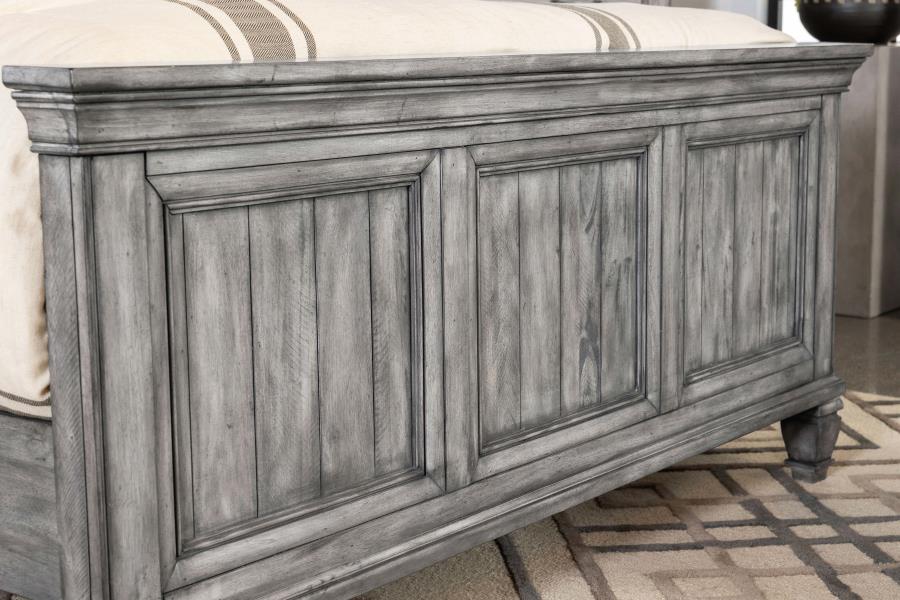 Avenue Grey Eastern King Bed - furniture place usa