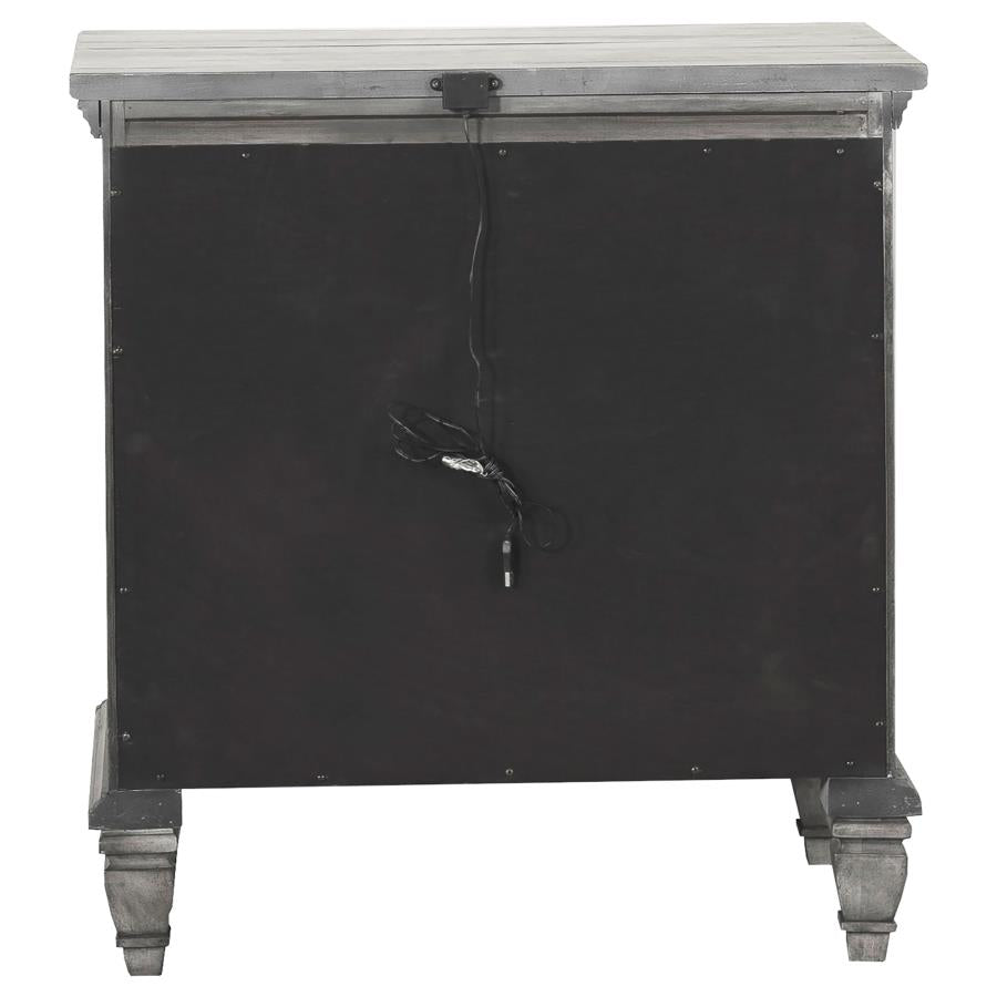 Avenue Grey Nightstand - furniture place usa