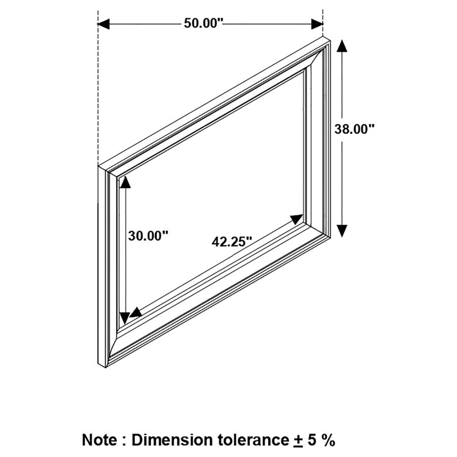 Avenue Grey Dresser Mirror - furniture place usa