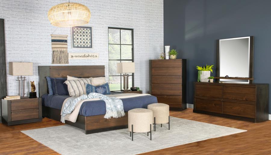 Azalia Brown Dresser - furniture place usa