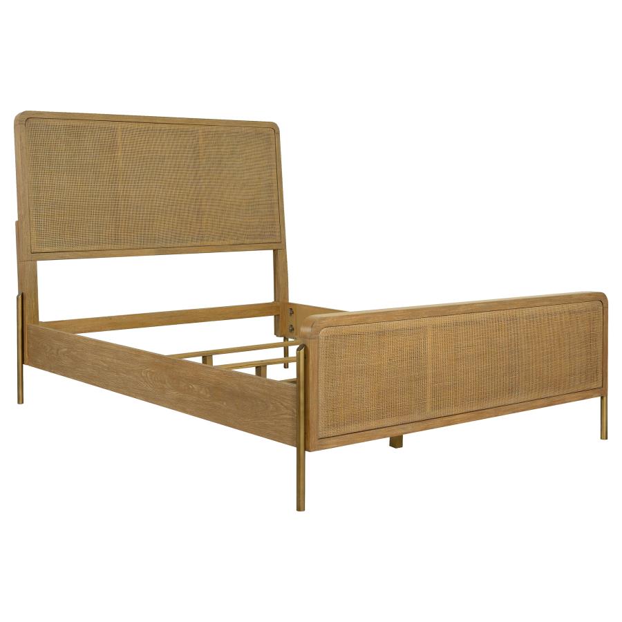 Arini Brown Eastern King Bed - furniture place usa