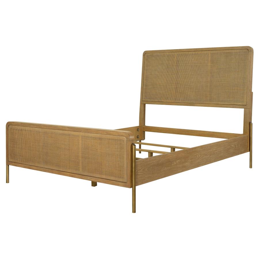 Arini Brown Eastern King Bed - furniture place usa