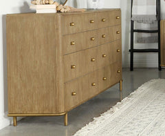 Arini Brown Dresser - furniture place usa