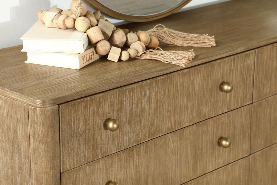 Arini Brown Dresser - furniture place usa