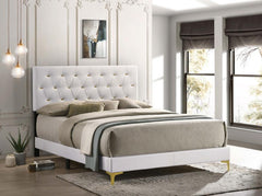 Kendall White Queen Bed - furniture place usa