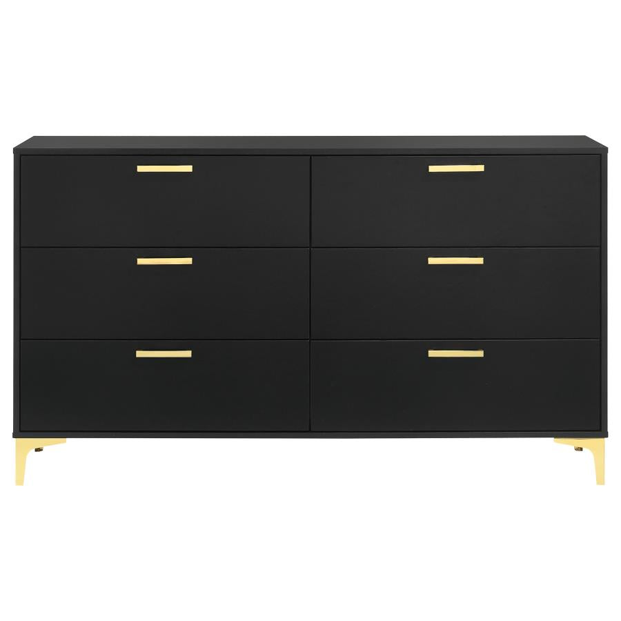 Kendall Black Dresser - furniture place usa