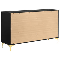 Kendall Black Dresser - furniture place usa