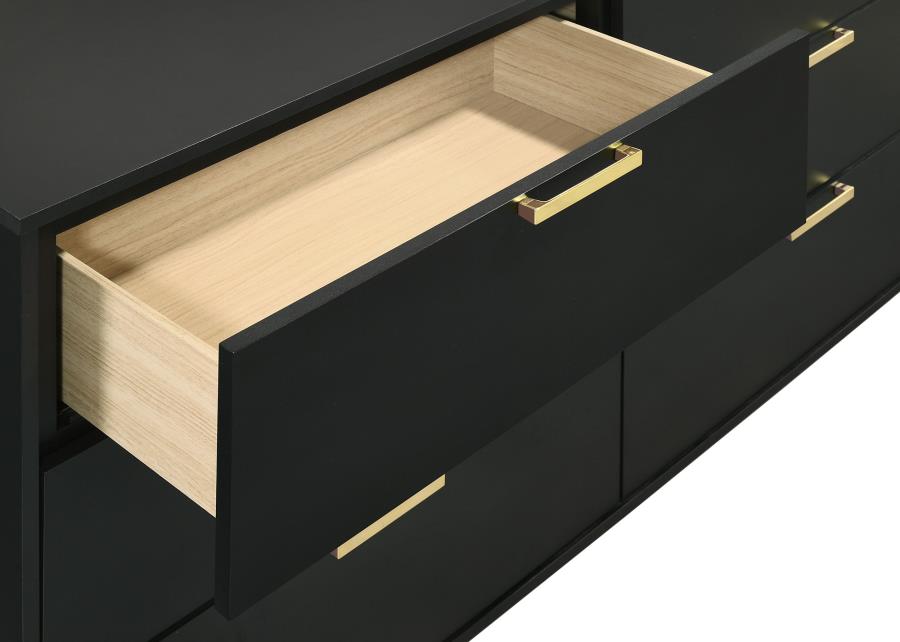 Kendall Black Dresser - furniture place usa