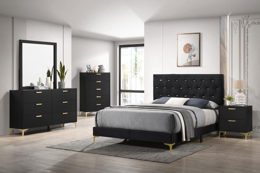 Kendall Black Dresser - furniture place usa