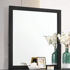 Kendall Black Dresser Mirror - furniture place usa