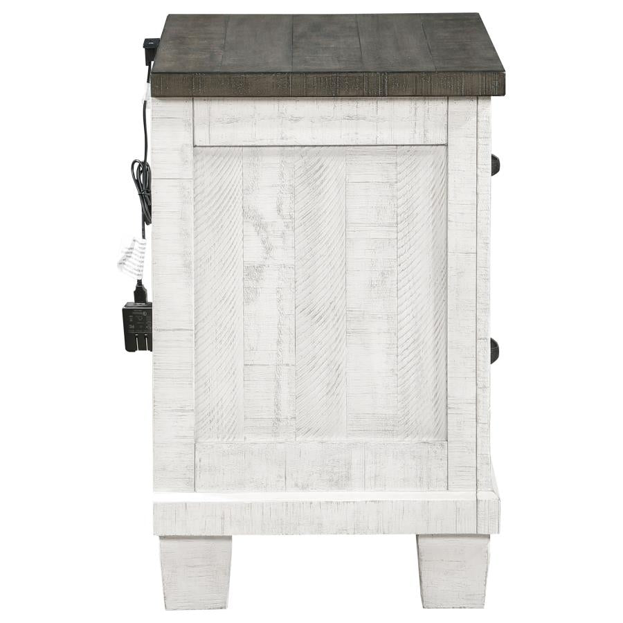 Lilith Grey Nightstand - furniture place usa