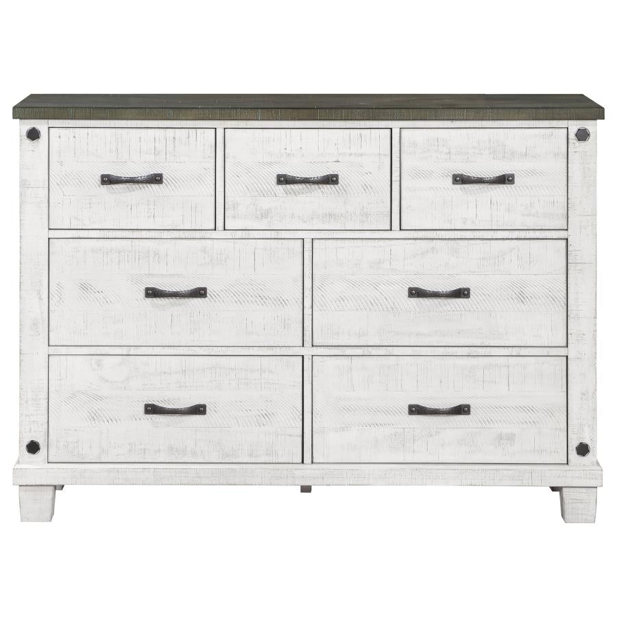 Lilith Grey Dresser - furniture place usa