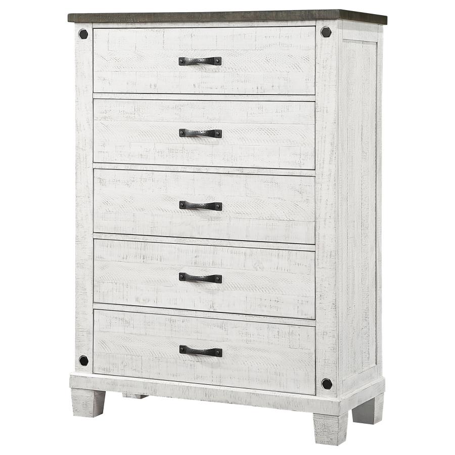 Lilith Grey Chest - furniture place usa