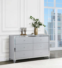 Larue Silver Dresser - furniture place usa