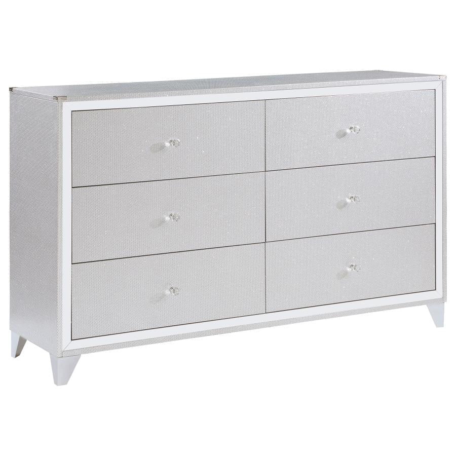 Larue Silver Dresser - furniture place usa