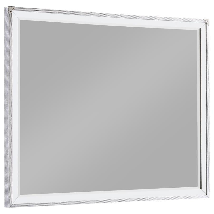 Larue Silver Dresser Mirror - furniture place usa