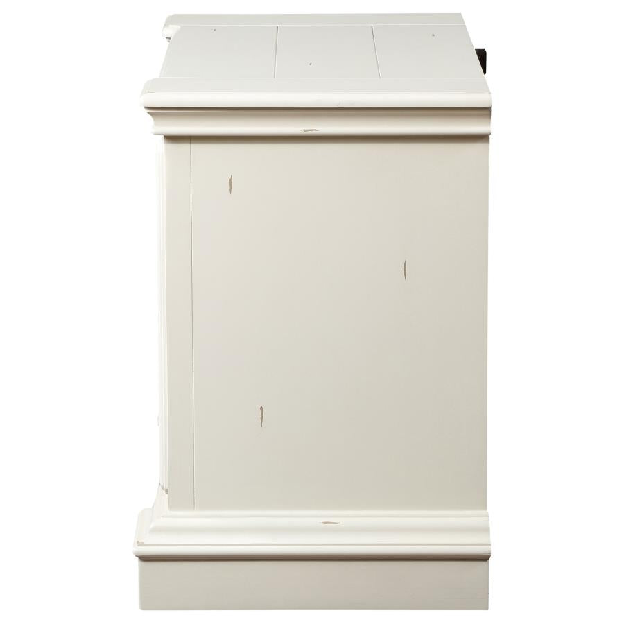 Evelyn White Nightstand - furniture place usa