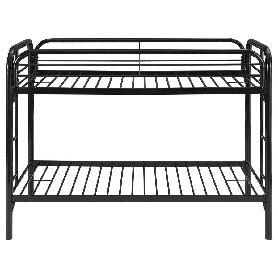 Morgan Black Twin / Twin Bunk Bed - furniture place usa