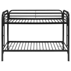 Morgan Black Twin / Twin Bunk Bed - furniture place usa