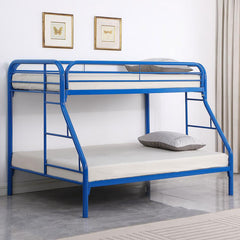 Morgan Blue Twin / Full Bunk Bed - furniture place usa