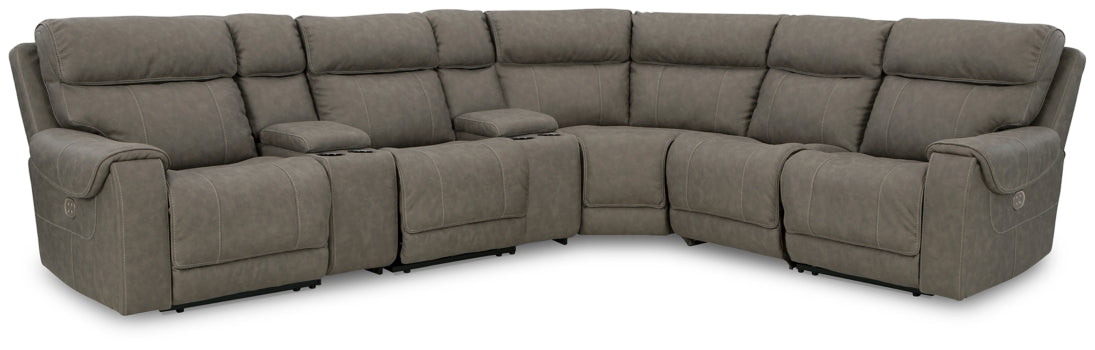 Starbot 7-Piece Power Reclining Sectional - furniture place usa