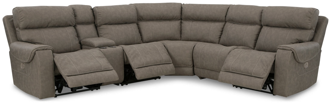 Starbot 6-Piece Power Reclining Sectional - furniture place usa