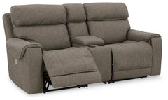 Starbot 3-Piece Power Reclining Loveseat with Console - furniture place usa