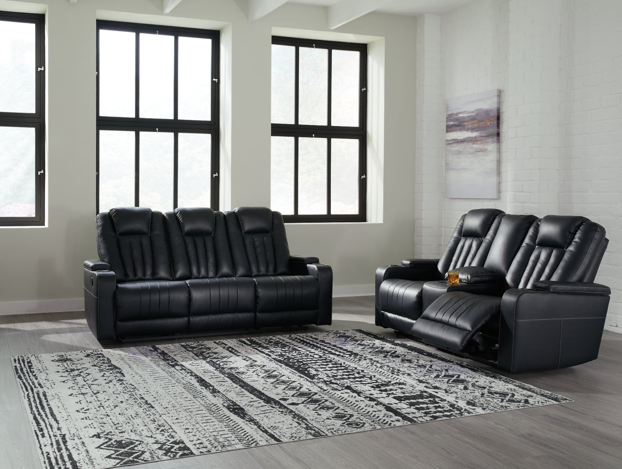 Center Point Sofa and Loveseat - furniture place usa
