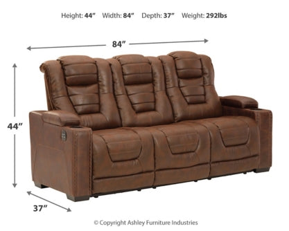 Owner's Box Power Reclining Sofa - furniture place usa