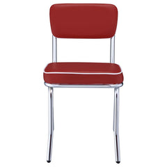 Retro Red Side Chair - furniture place usa